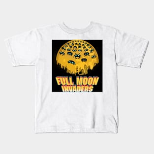 Full Moon Invaders Kids T-Shirt